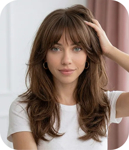 Modern haircut style